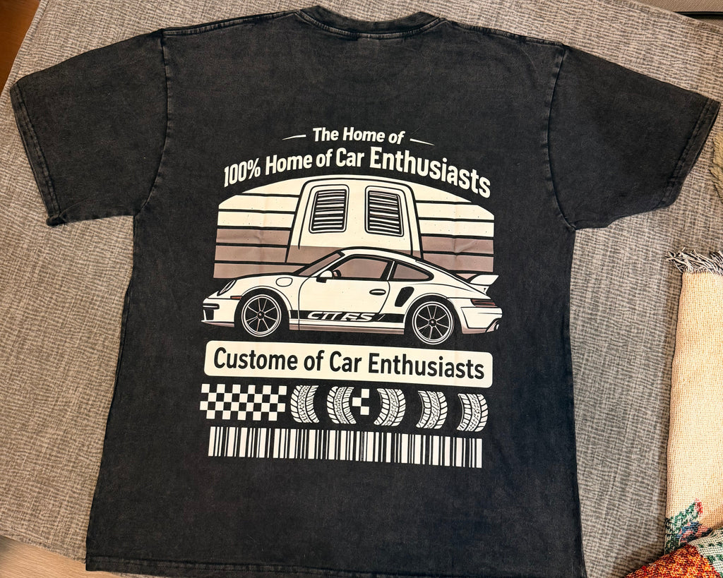Porsche 911 GT3 RS Customizable JDM T-Shirt & Hoodie – Personalized Your Ride