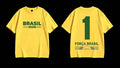 Retro BRASIL 2026 Soccer x Automotive Heavyweight Tee