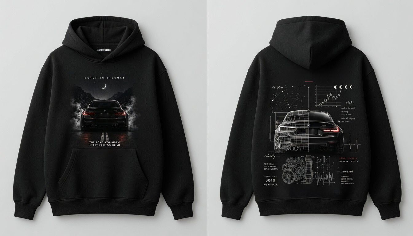 BMW Blueprint "Built in Silence" Tee & Hoodie
