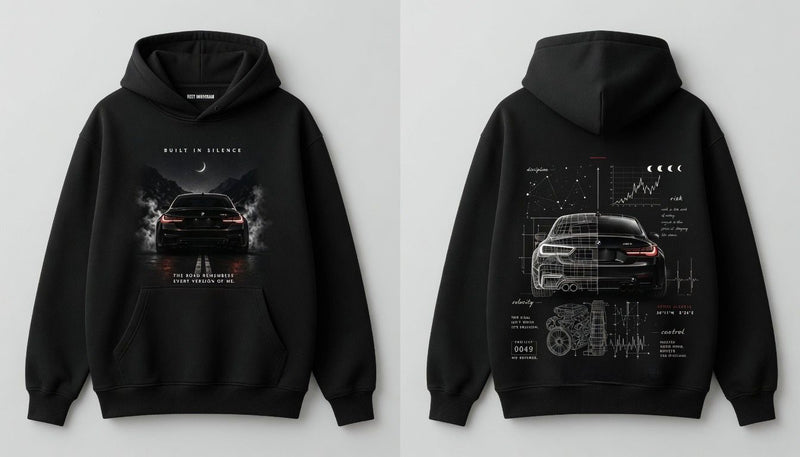BMW Blueprint "Built in Silence" Tee & Hoodie
