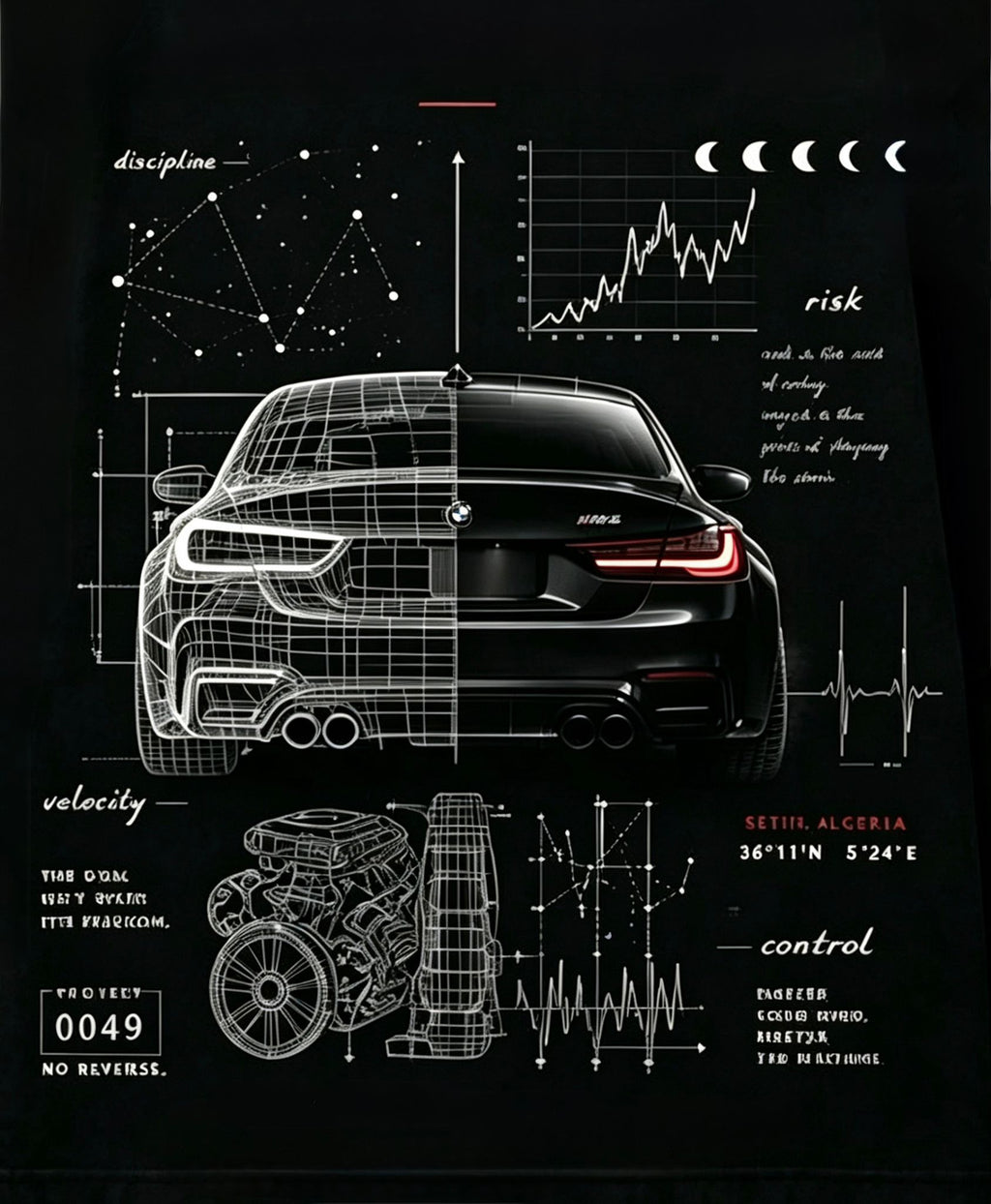 BMW Blueprint "Built in Silence" Tee & Hoodie