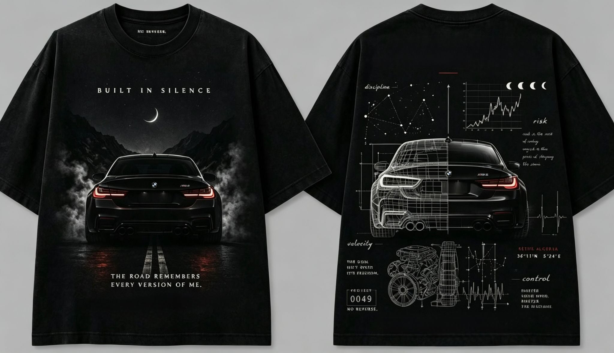 BMW Blueprint "Built in Silence" Tee & Hoodie