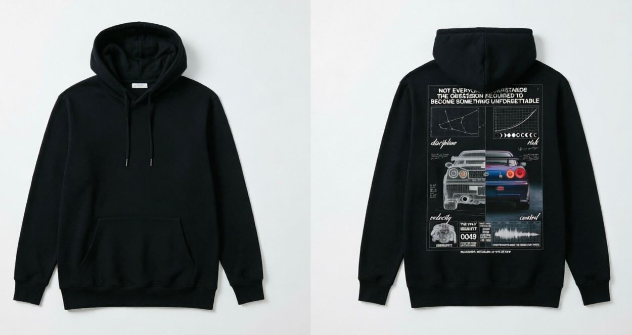 Nissan Skyline GT-R R34 JDM Hoodie / T-shirt | Tuner Car Graphic Tee