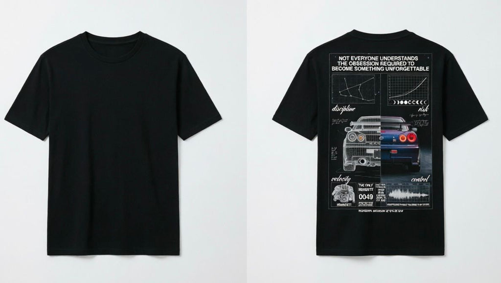 Nissan Skyline GT-R R34 JDM Hoodie / T-shirt | Tuner Car Graphic Tee