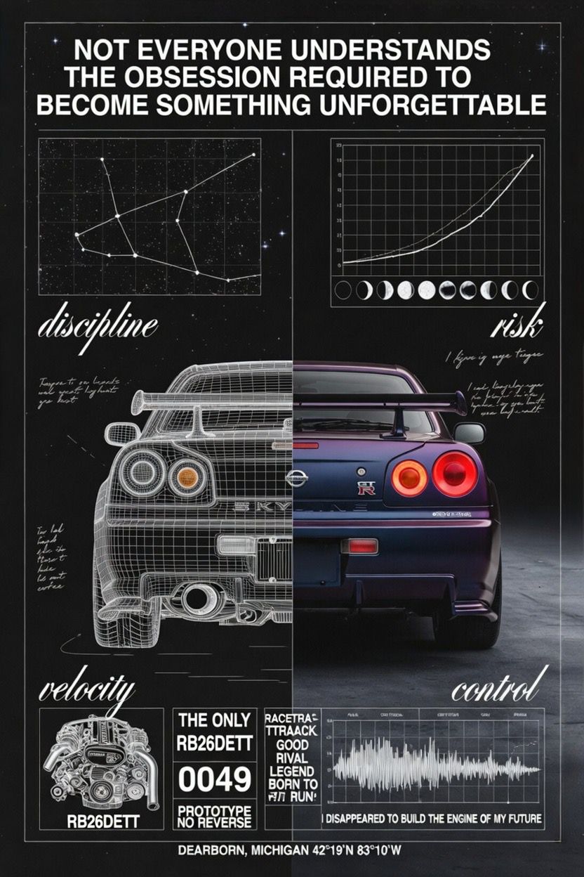 Nissan Skyline GT-R R34 JDM Hoodie / T-shirt | Tuner Car Graphic Tee